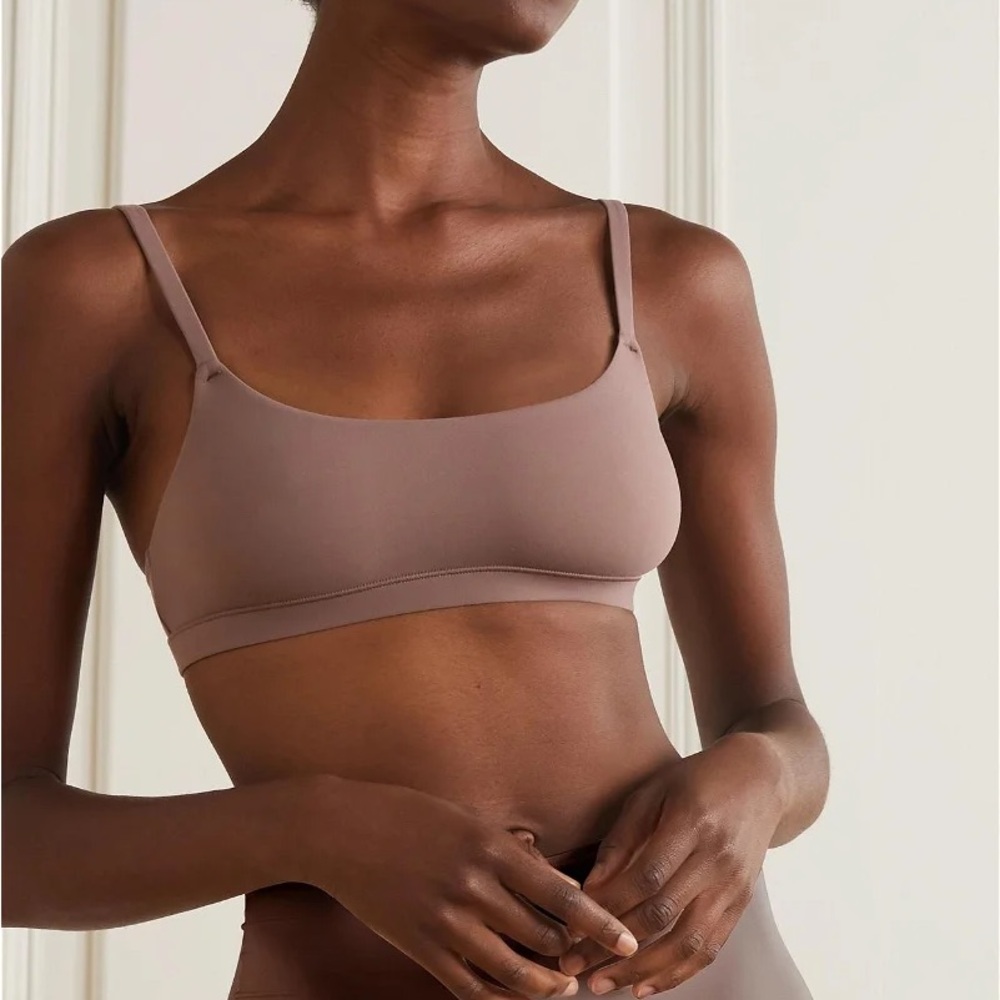 Skims Bralette, XS, Scoop Neck, COCOA, NWT, Fits Everybody Bra